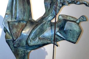 Scultura Claudio Nicoli Cavaliere Cavallo